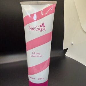 Pink Sugar Glossy Shower Gel - Pink & White